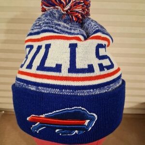 Buffalo Bills Adult Pom Beanie OSFM